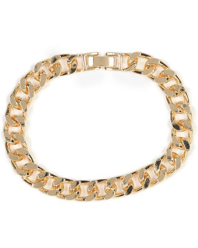 Tasha Curb Chain Bracelet - Metallic