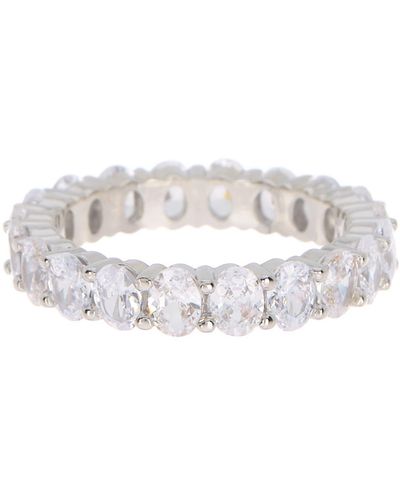 Nordstrom Oval Cz Eternity Band - White