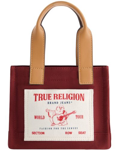 True Religion Mini Twill Tote Bag - Red
