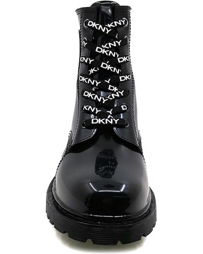 DKNY Tibby Combat Boot - Black