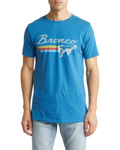 American Needle Bronco Graphic T-shirt - Blue