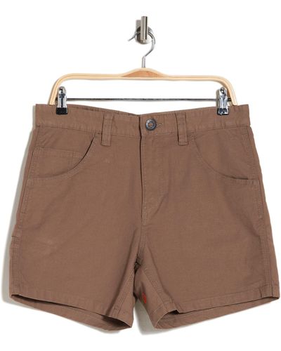 Volcom Bevel Work Shorts - Brown