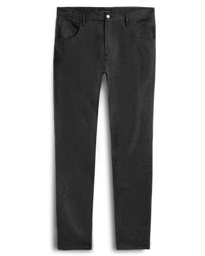 Bugatchi Stretch Cotton Pants - Black