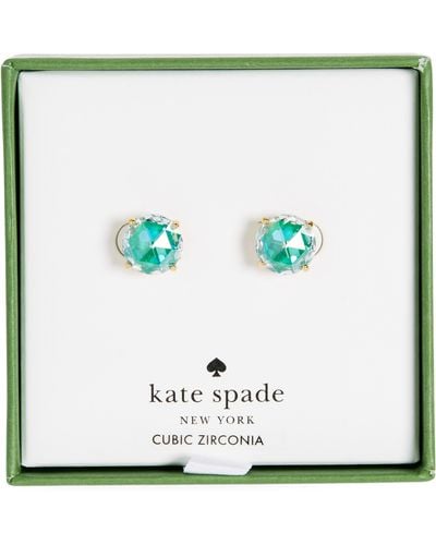 Kate Spade Boxed Round Stud Earrings - White