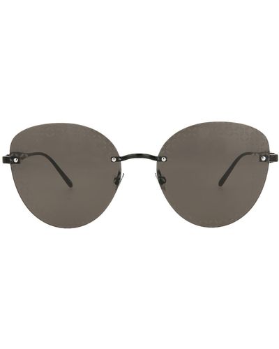 Alaïa 58mm Round Sunglasses - Gray