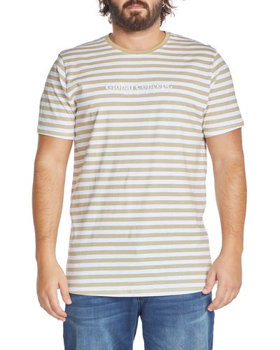 Johnny Bigg Global Stripe Longline T-shirt - Multicolor