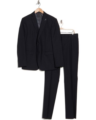 John Varvatos Bleecker Wool Suit - Black