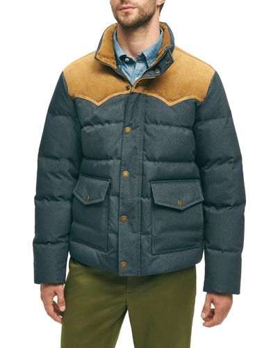 Brooks Brothers Down Puffer Jacket At Nordstrom - Green