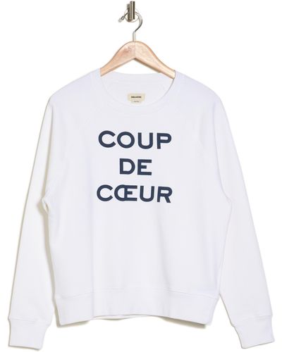 Zadig & Voltaire Coup De Coeur Sweatshirt - White
