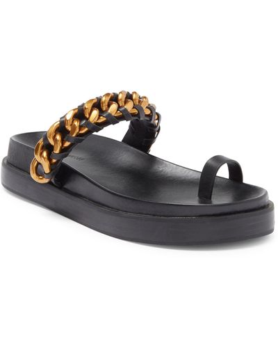 Rebecca Minkoff Edie Chain Platform Sandal - Black