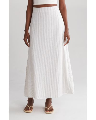 Splendid Tuileries Maxi Skirt - White
