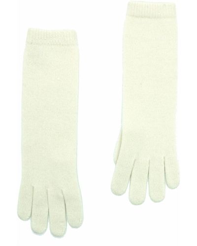 Portolano 13" Cashmere Gloves - White