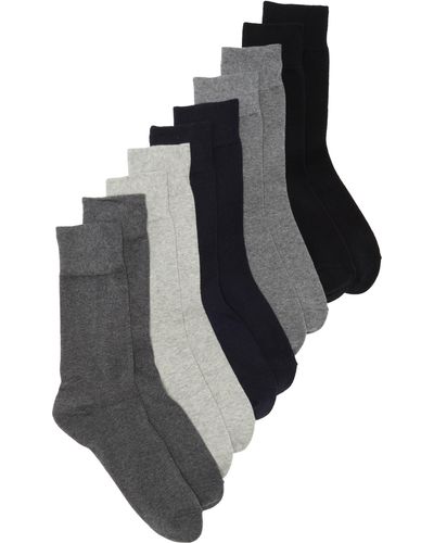 Slate & Stone Pack Of 5 Crew Socks - Black