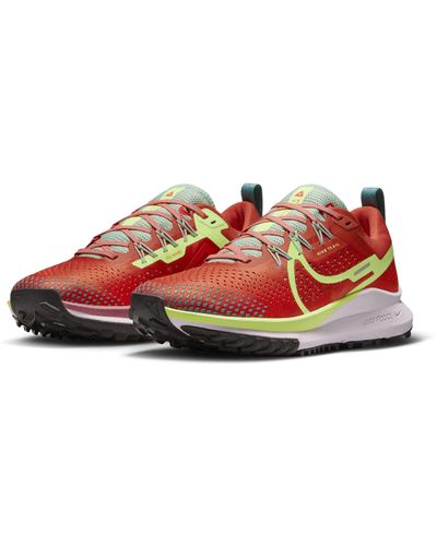 Nike React Pegasus Trail 4 Running Shoe - Red