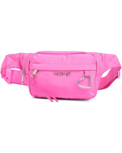 Madden Girl Nylon Belt Bag - Pink