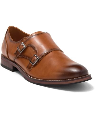 Abound Nico Double Monk Strap Loafer - Brown
