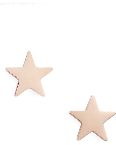 THE KNOTTY ONES Star Stud Earrings - White