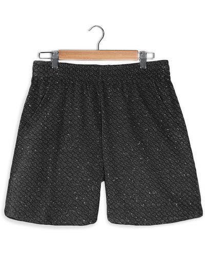 FLEECE FACTORY Knit Power Shorts - Black