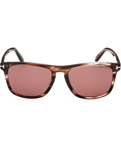 Tom Ford 54mm Square Sunglasses - Pink