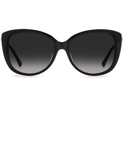 Kate Spade 57mm Lorene Cat Eye Sunglasses - Black