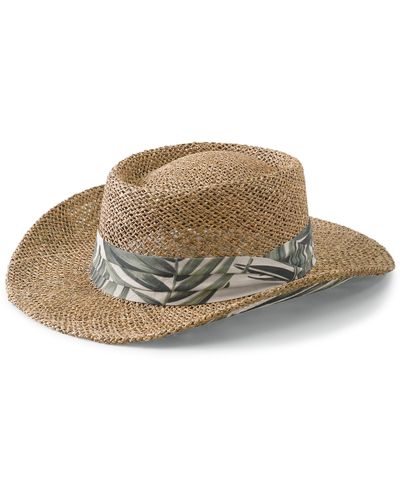 San Diego Hat Seagrass Gambler Hat - Multicolor