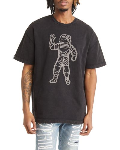 BBCICECREAM Astronaut Embroidered Oversize Graphic Tee - Black