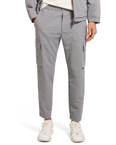Theory Curtis Slim Fit Cargo Pants - Gray