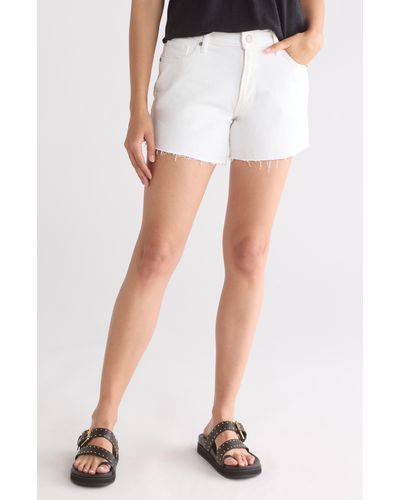 Lucky Brand '90s Cutoff Denim Shorts - White