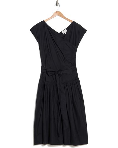 Joie Preanka Cotton Poplin Maxi Dress - Black