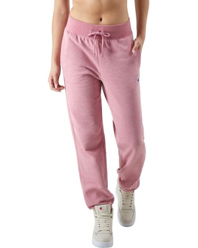Champion Cotton Blend Sweatpants - Pink
