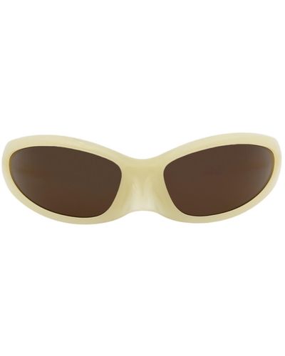 Balenciaga 80mm Wrap Sunglasses - Multicolor