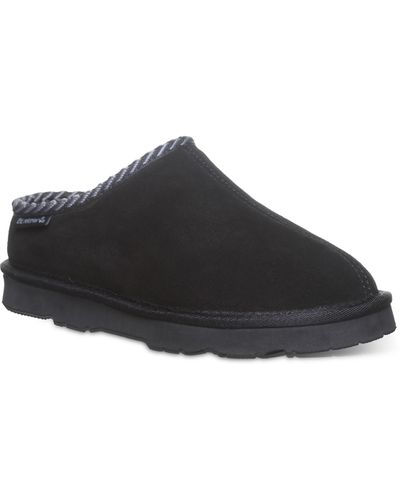 BEARPAW Tabitha Genuine Shearling Lined Slipper - Black