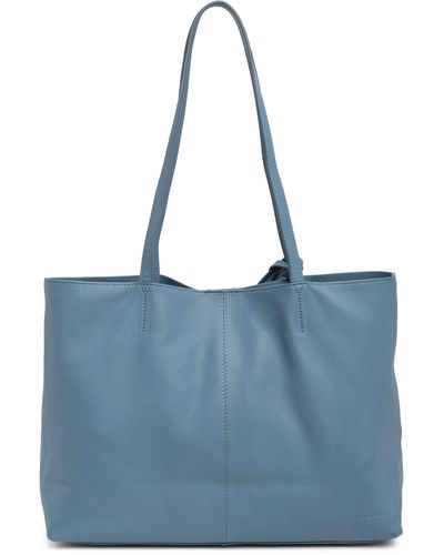 Lucky Brand Mora Leather Tote - Blue