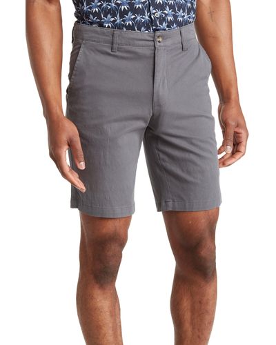 Slate & Stone Stretch Cotton Chino Shorts - Gray
