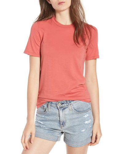 AG Jeans Crewneck Tee - Red