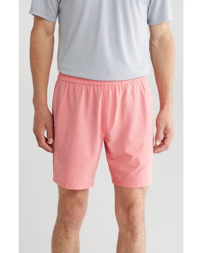 PGA TOUR 8" Pull-on Shorts - Pink