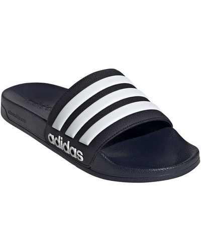 adidas Adilette Shower Slide Sandal - White