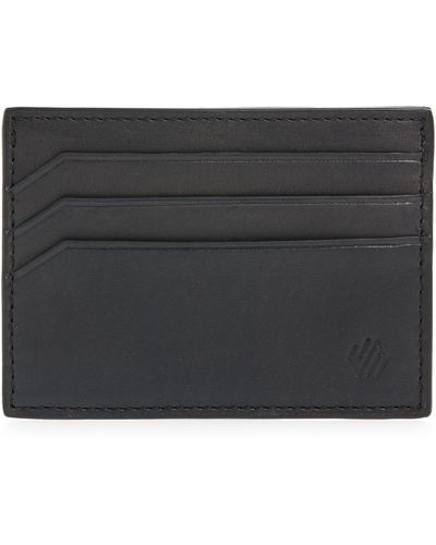 Johnston & Murphy Rfid Leather Card Case - Gray