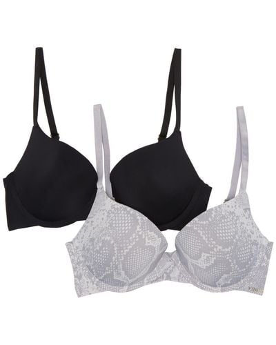 Vince Camuto Women's Bra - 2 Pack Comfort Molded Microfiber Bra (B Cup/C  Cup) : : Clothing, Shoes & Accessories