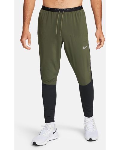 Nike Dri-fit Run Division Phenom Hybrid Running Pants - Green