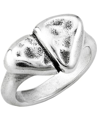 Uno De 50 First Date Silver Plated Ring At Nordstrom Rack - Metallic