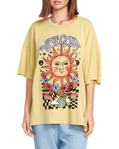 Volcom My Guys Organic Cotton Graphic Tee - Gray