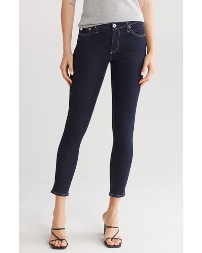 AG Jeans B-type 001 Skinny Ankle Jeans - Blue