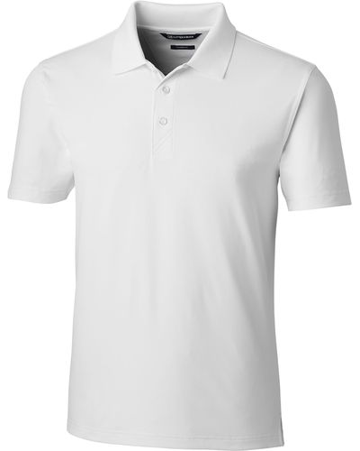 Cutter & Buck Forge Golf Polo - White