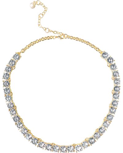 BaubleBar Chunky Crystal Necklace - Metallic