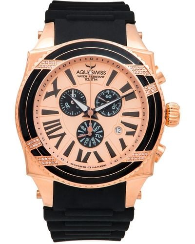 Aquaswiss Swissport Xg D Diamond Sporty Watch - Black
