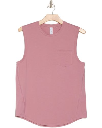 90 Degrees Dylan Muscle Tank - Pink