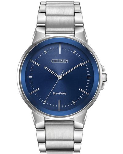 Citizen Axiom Stainless Steel Watch - Blue