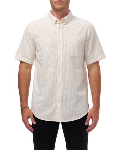 Ezekiel Amped Short Sleeve Woven Shirt - White