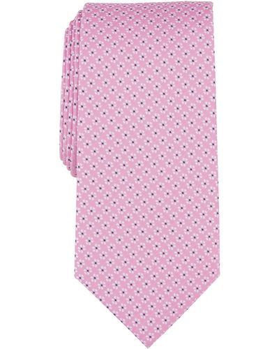 Nautica Halford Floral Print Tie - Pink